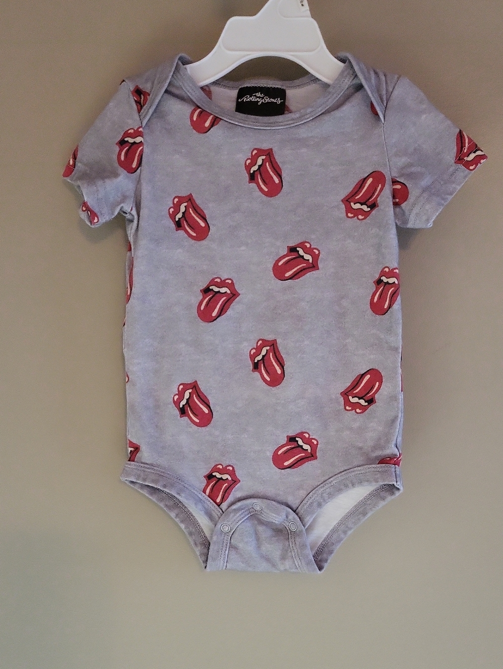 The Rolling Stones short sleeve onesie/bodysuit